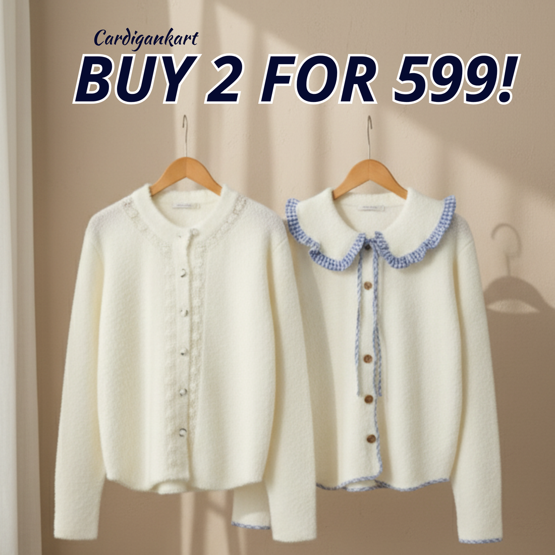 2-Pack Women's Winter Cardigan |CAR-04 CardigansKart