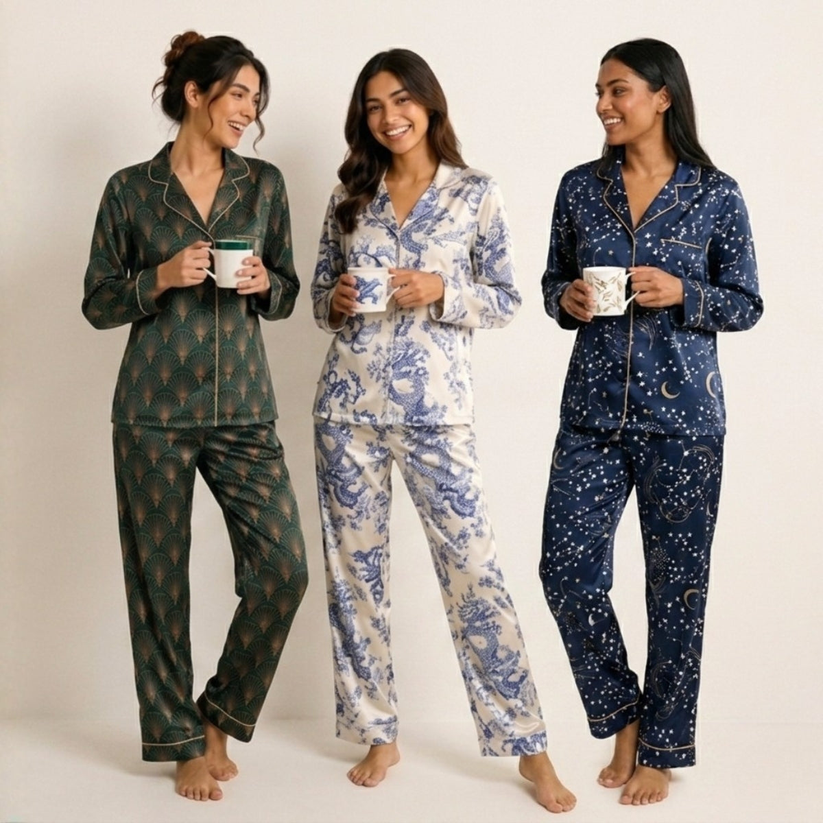 3 Combo Cotton Night Suits (3NS-05)
