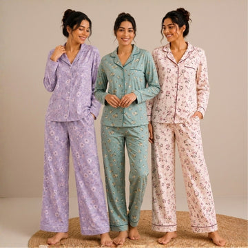 3 Combo Cotton Night Suits (3NS-24)