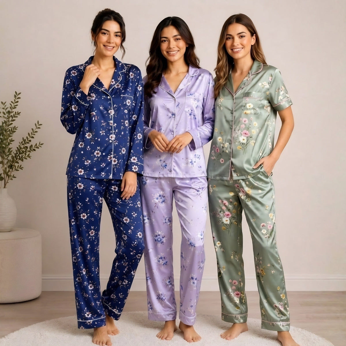3 Combo Cotton Night Suits (3NS-02)