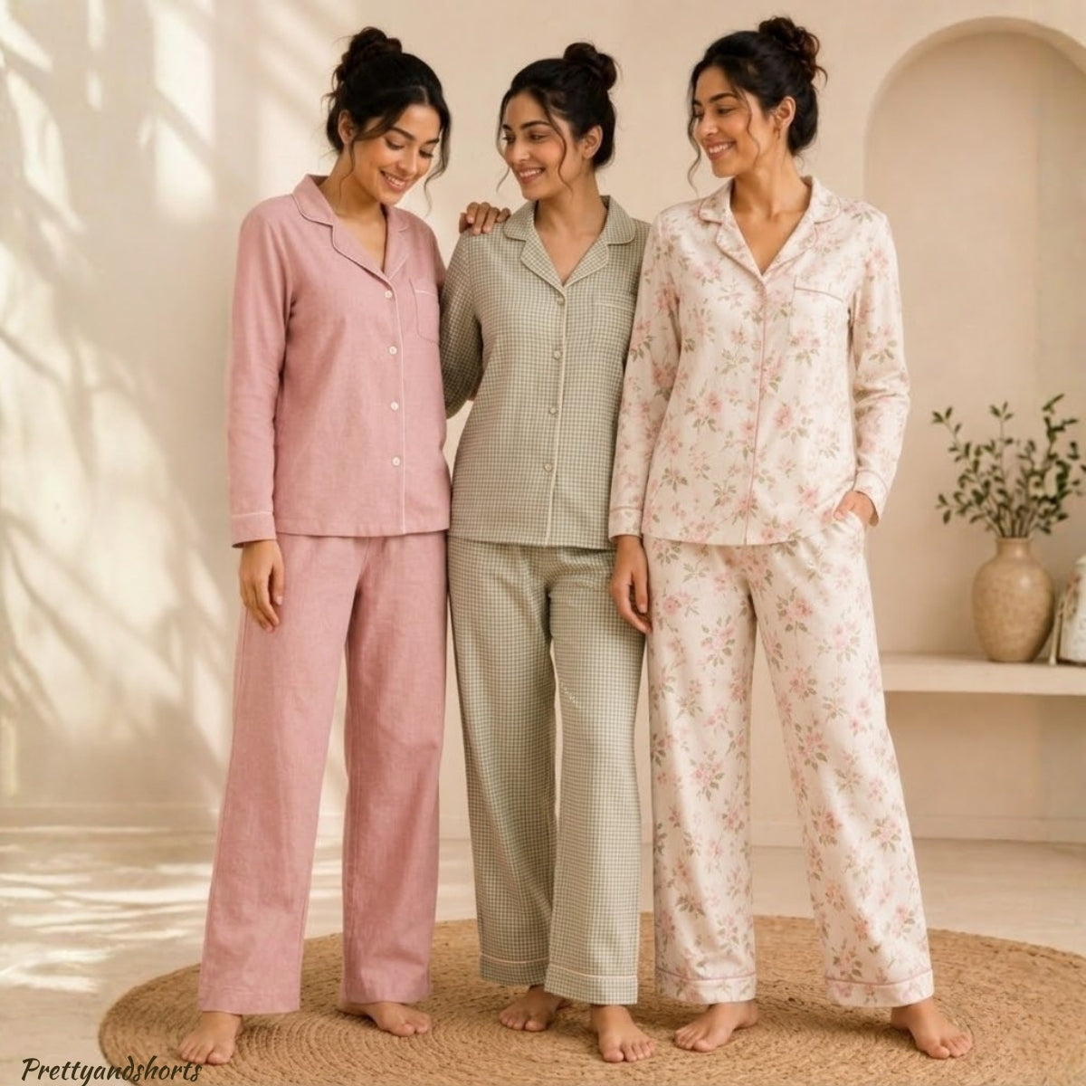 3 Combo Cotton Night Suits (3NS-21)