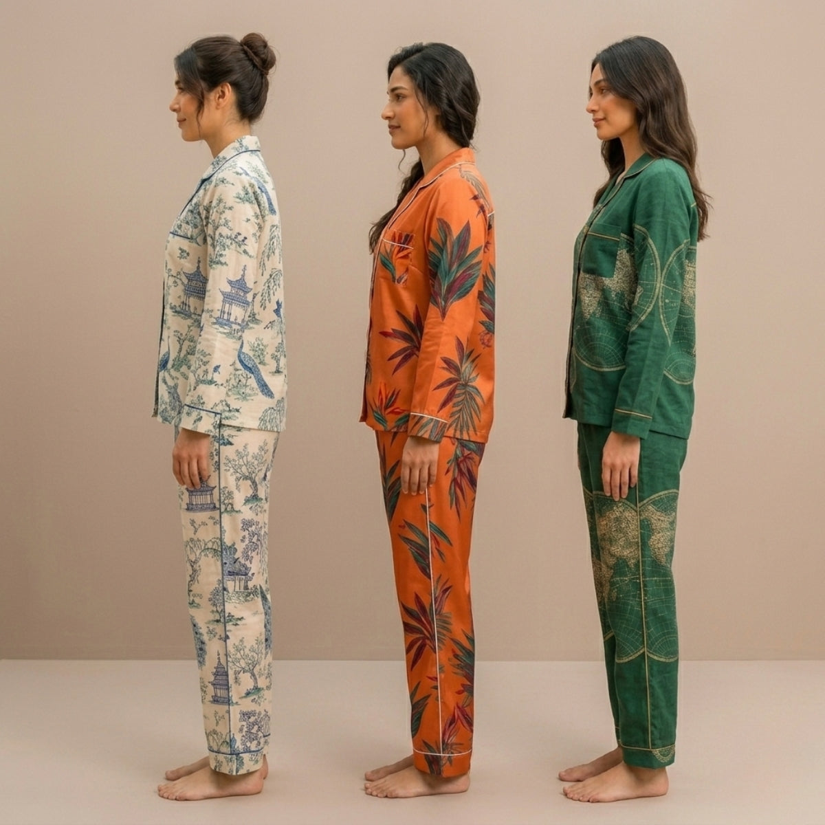 3 Combo Cotton Night Suits (3NS-27)