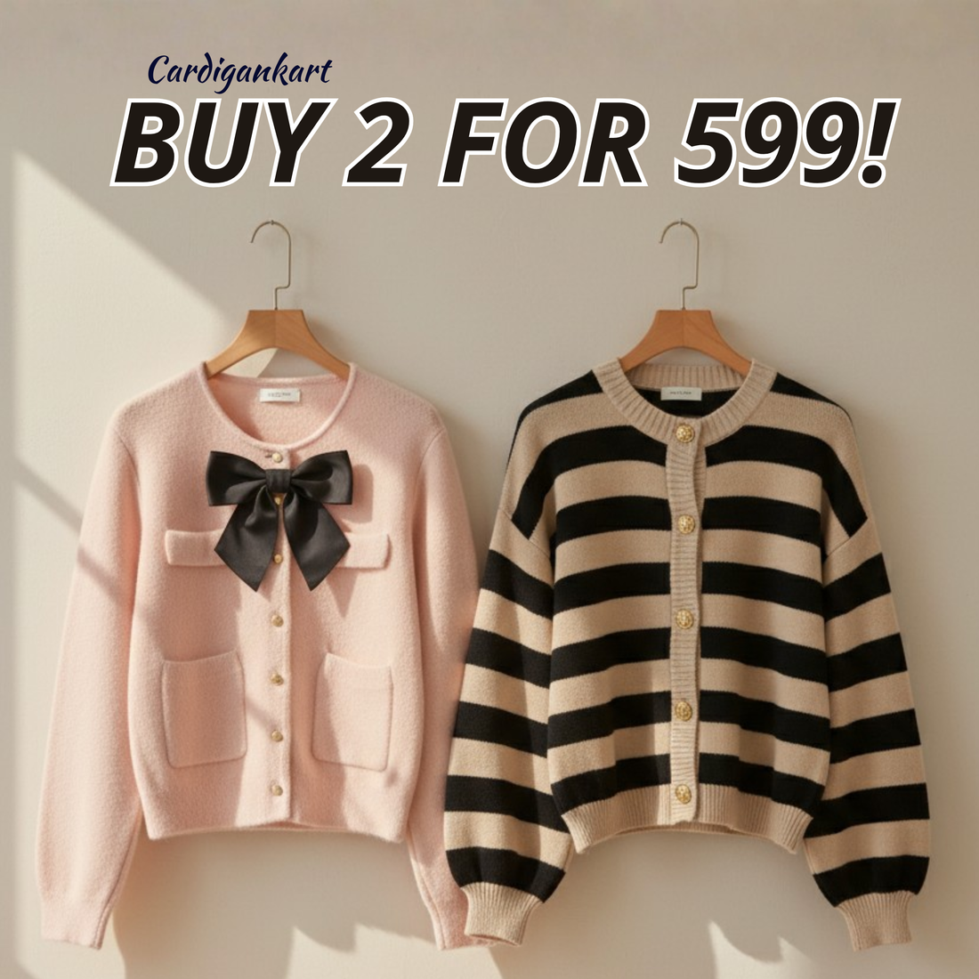2-Pack Women's Winter Cardigan |CAR-11