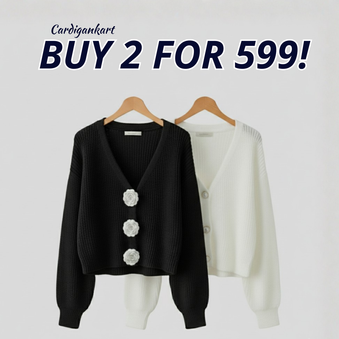 2-Pack Women's Winter Cardigan |CAR-02 CardigansKart