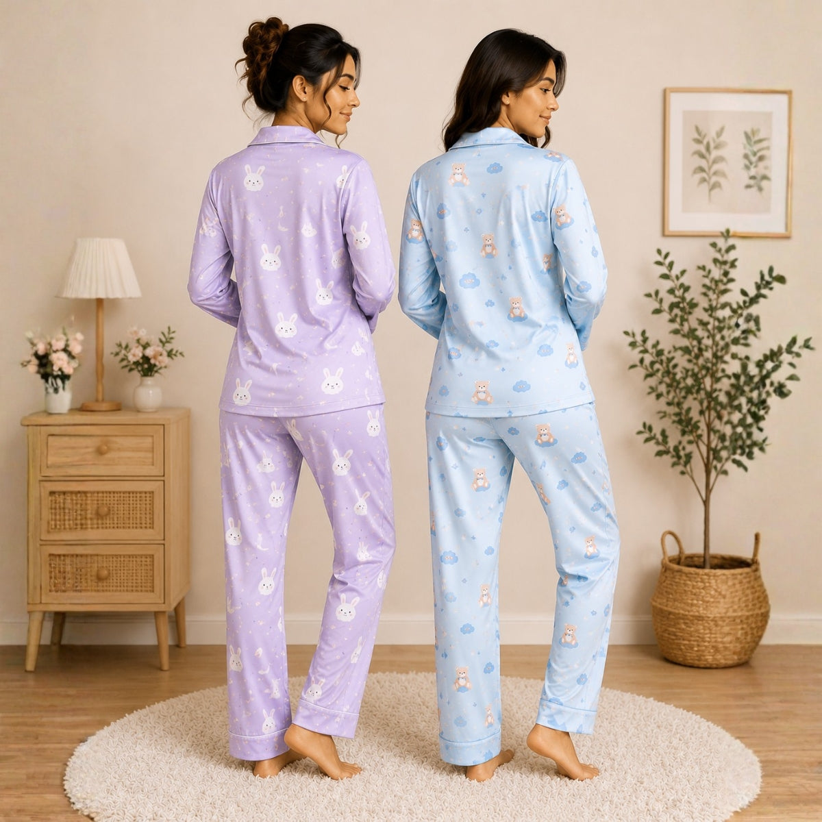 3 Combo Cotton Night Suits (3NS-03)