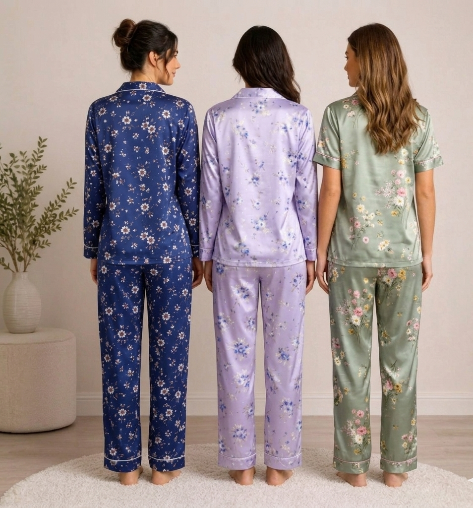 3 Combo Cotton Night Suits (3NS-02)